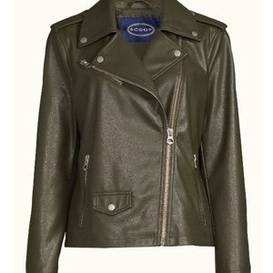 Faux leather Moto jacket
